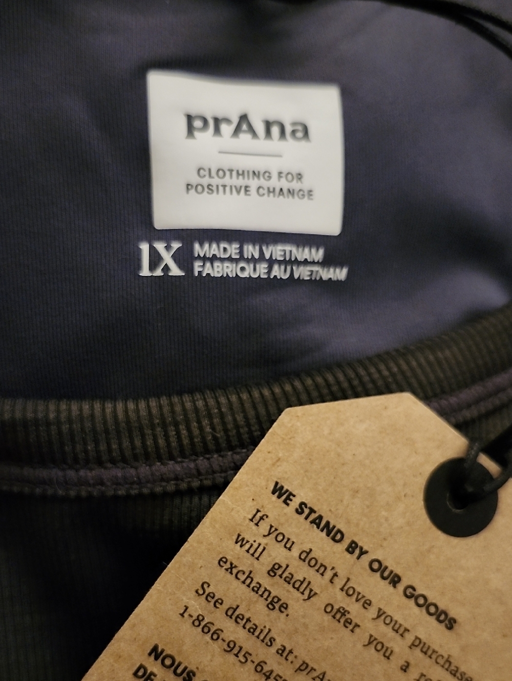 NWT Prana Becksa Tank Top Charcoal 1X - Picture 4 of 5